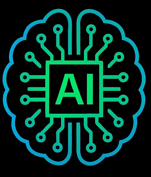 Abstract visualization of AI services